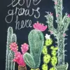 Chalk Cactus Diamond Painting