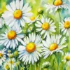 Chamomile Flowers Diamond Painting