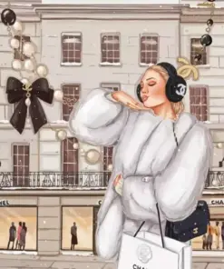Chanel Lady Art Diamond Painting