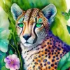 Cheetah Green Eyes Diamond Painting
