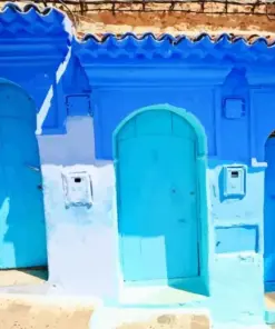 Chefchaouen Doors Diamond Painting