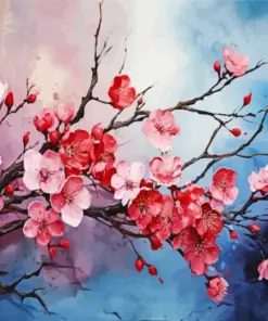 Cherry Blossom Branch Diamond Painting