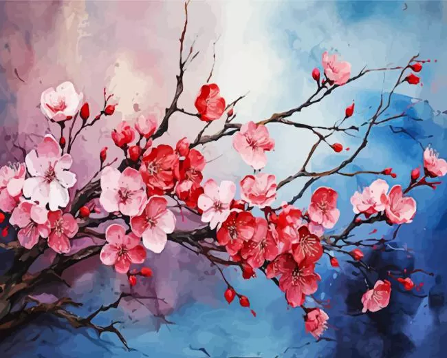 cherry blossom branch Diamond Dotz Cherry Blossom Branch Diamond Painting