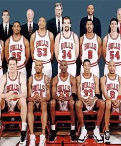 Chicago Bulls Players 1996 Diamond Painting
