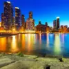 Chicago Skyline Lake Shore Drive Diamond Painting