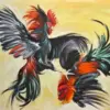 Chicken Fighters Diamond Painting