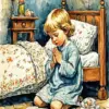 Child Praying Art Diamond Painting