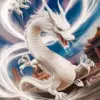 Chinese White Dragon Diamond Painting