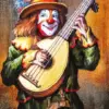 Clown Musician Art Diamond Painting