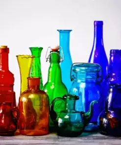 Colored Glass Bottles Diamond Painting