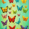 Colorful Butterflies Art Diamond Painting