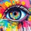 Colorful Eye Diamond Painting