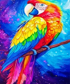 Colorful Macaw Art Diamond Painting
