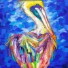 Colorful Pelican Art Diamond Painting