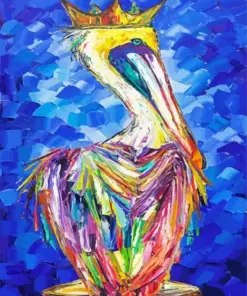 Colorful Pelican Art Diamond Painting
