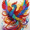 Colorful Phoenix Diamond Painting
