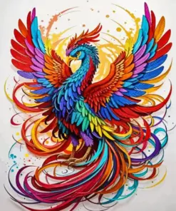 Colorful Phoenix Diamond Painting