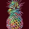 Colorful Pineapple Fruit Diamond Painting