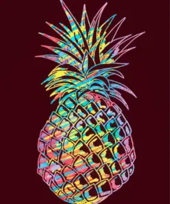 Colorful Pineapple Fruit Diamond Painting