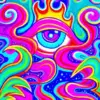 Colorful Psychedelic Eye Art Diamond Painting