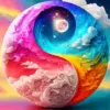 Colorful Yin Yang Diamond Painting