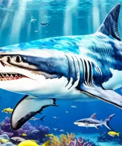Cool Shark Diamond Painting