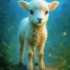 Cool Small Lamb Diamond Painting