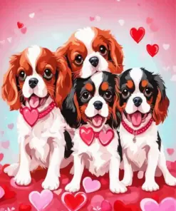 Cool Spaniel Puppies Diamond Painting