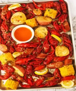 Crawfish Seafood Boil Diamond Painting