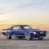 Dark Blue Classic Shelby Mustang Diamond Painting