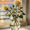 Flowers Seascape Window Diamond Painting
