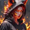 Girl With Wolf Art Diamond Painting