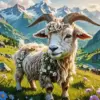 Goat Art Diamond Painting