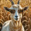 Goat Wearing Sunglasses Diamond Painting