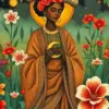 Goddess Black Taurus Woman Art Diamond Painting