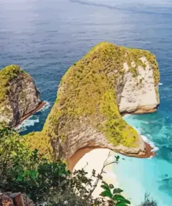 Indonesia Paluang Cliff Diamond Painting