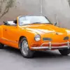 Orange Karmann Ghia Diamond Painting