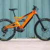 Orange Mountain Bike Diamond Painting