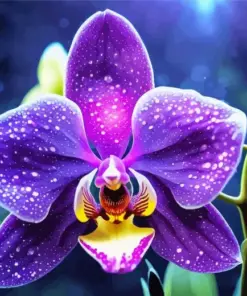 Purple Orchid Diamond Painting