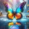 Rainbow Butterfly Art Diamond Painting