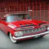 Red Chevrolet 59 Diamond Painting