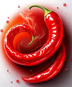 Red Chilli Pepper Diamond Painting