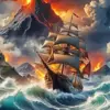 Sailing Ship In A Storm Art Diamond Painting