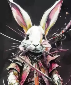 Samurai Animal Diamond Painting