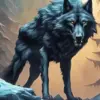 Scary Wolf Art Diamond Painting