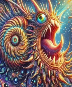 Screaming Dragon Art Diamond Painting