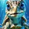 Sea Turtle Diamond Painting