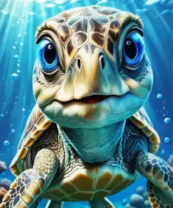 Sea Turtle Diamond Painting