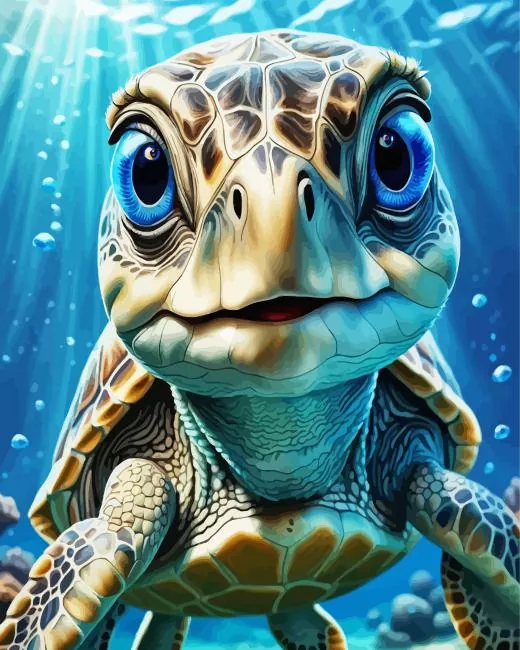 sea turtle Diamond Paintings Sea Turtle Diamond Painting