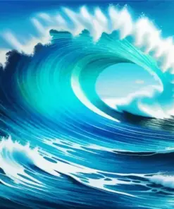 Sea Waves Art Diamond Painting